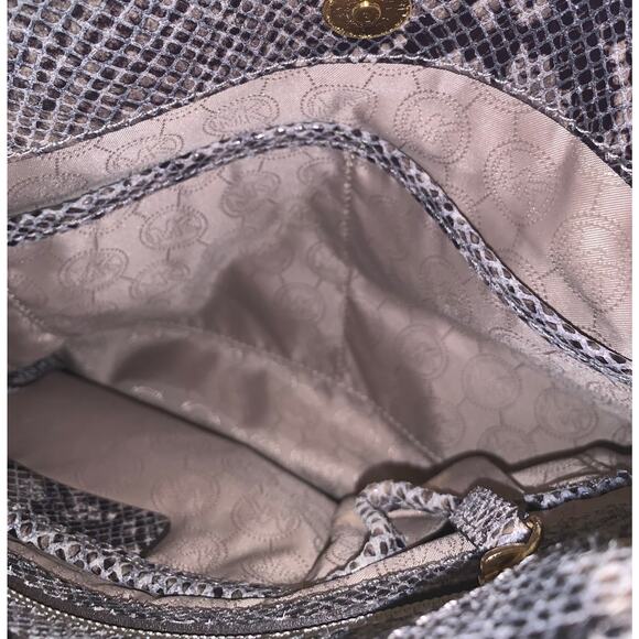 Michael Kors Jet Set Python Chain Convertible Satchel - Picture 8 of 8